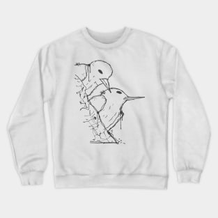 Fairy tern outline sketch Crewneck Sweatshirt